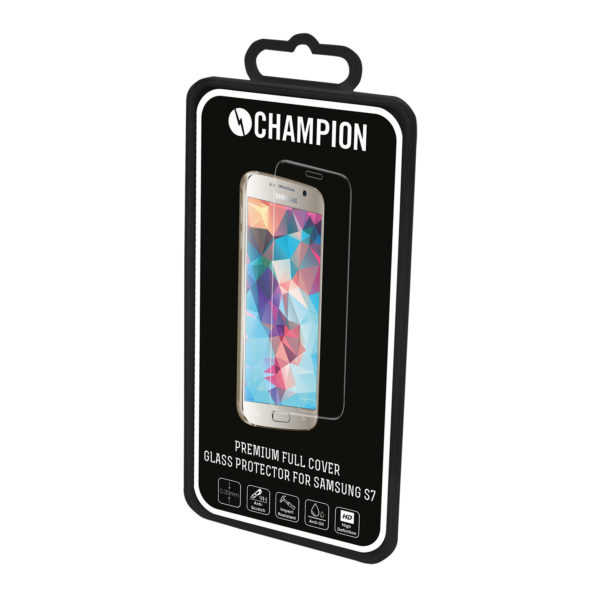 Champion Skärmskydd Glas Gal S7 Curved - Bild 3