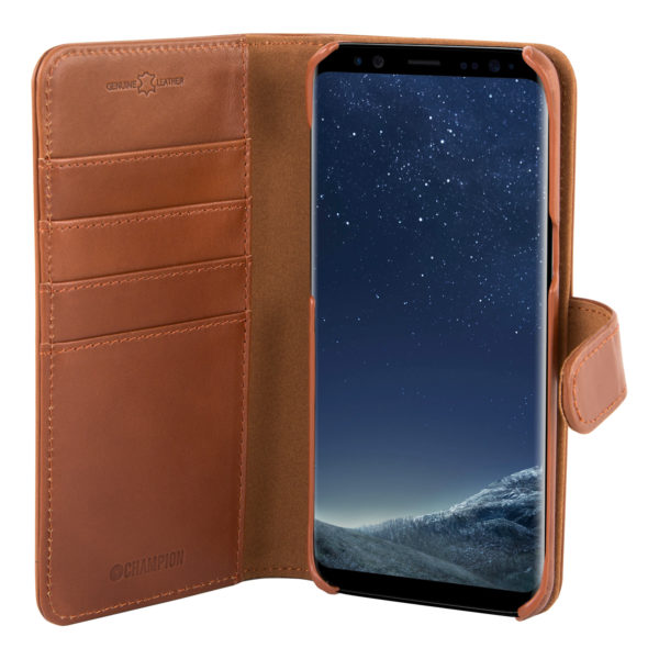 Champion Wallet Läder Brun Galaxy S8 - Bild 9