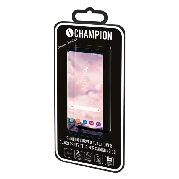Champion Skärmskydd Glas Gal S8 Curved - Bild 2