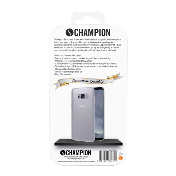 Champion Slim Cover Tr. Galaxy S8+ - Bild 2