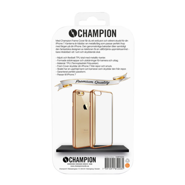 Champion Frame Cover Guld iPhone 7/8 - Bild 2