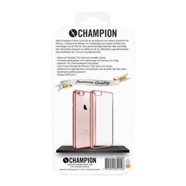 Champion Frame Cover Rosa iPhone 7/8 - Bild 2