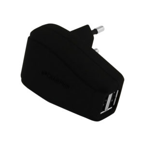 Champion Dual USB Laddare 230V 2A Svart