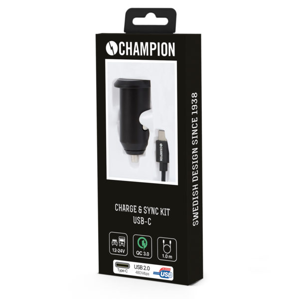 Champion Ladd & Synk Kit USB-C Bil - Bild 4