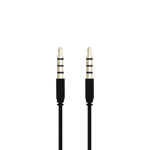 Champion 3,5mm Audiokabel 1,0m Svart
