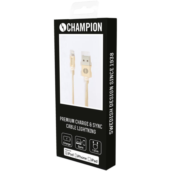 Champion Lightning kabel 1m Gold - Bild 2