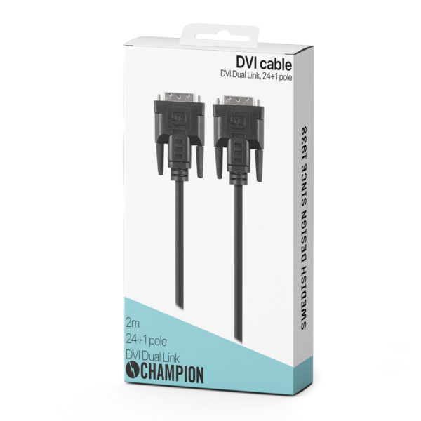 Champion DVI-kabel Hane-Hane 2.0m - Bild 3