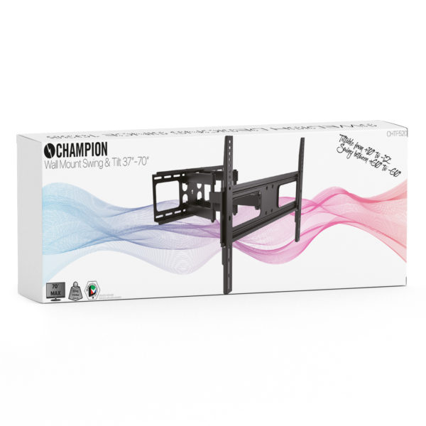 Champion Väggfäste med arm/tilt 37"-70" - Bild 5