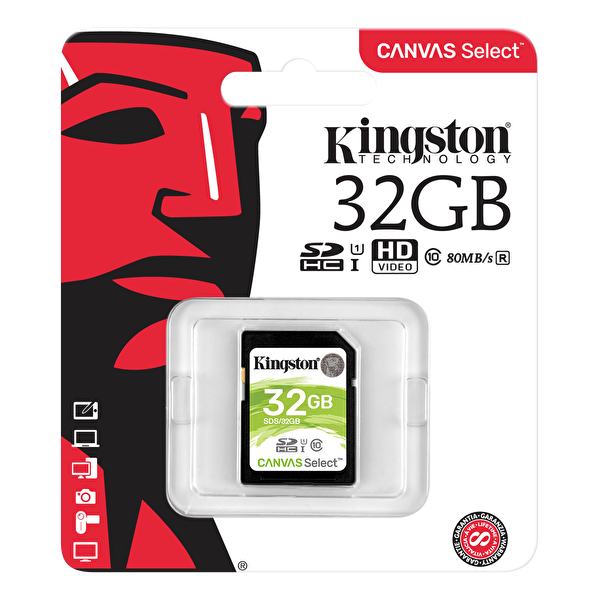 Kingston minneskort, Select SDHC, 32GB - Bild 2